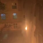 Атака на Київ: палає багатоповерхівка