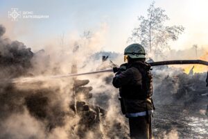 На Харківщині локалізували масштабну лісову пожежу після обстрілу РФ