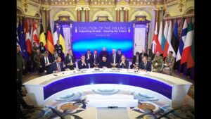 Участь Володимира Зеленського в засіданні лідерів країн коаліції охочих