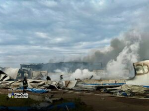 Росіяни скерували десять дронів на село під Сумами