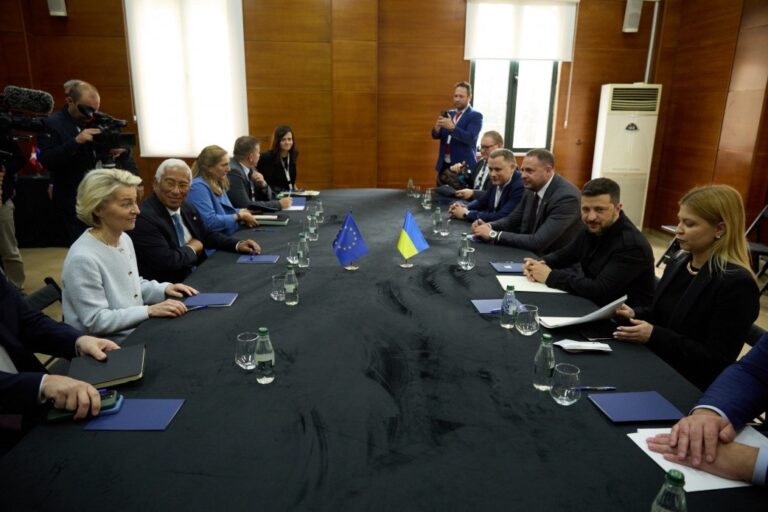 Зеленський зустрівся з президентами Євроради та Єврокомісії