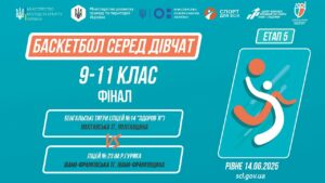 🏀БАСКЕТБОЛ | Дівчата 9-11 класи | Гра за 1 місце | Пліч-о-пліч: Етап 5