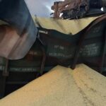 Росіяни пошкодили вагони із зерном у Києві