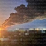 У Києві пожежі і руйнування у шести районах