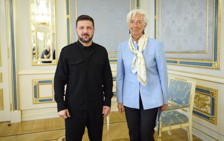 Зеленський і глава ЄЦБ обговорили активи Росії