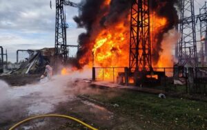 Частина Сум через удар росіян залишилась без світла