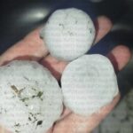 Під Києвом випав град розміром з куряче яйце