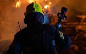 У Луцьку через нічну атаку РФ виникли пожежі