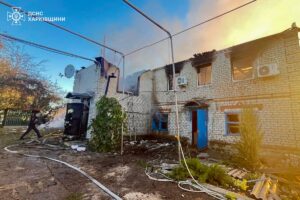 ДСНС показала наслідки удару по Харківщині