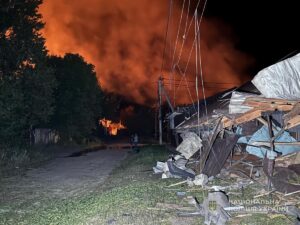 Удар по Охтирці: 12 поранених, серед них діти