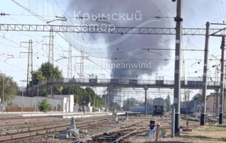 В Криму дрони атакували залізничну інфраструктуру