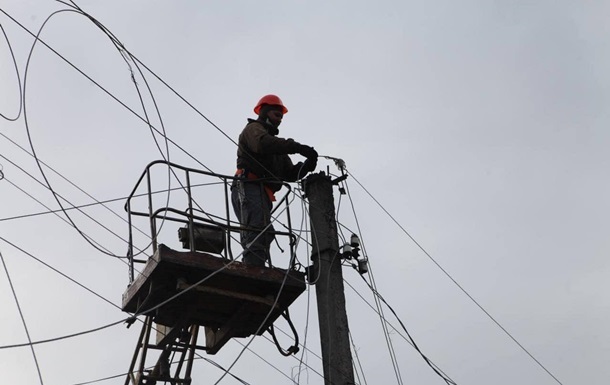В Україні відключення світла у п’яти областях