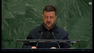 Виступ Володимира Зеленського під час загальних дебатів Генеральної Асамблеї ООН