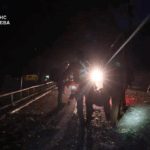 Обстріл Києва: патрульні показали перші хвилини після удару