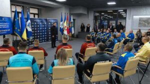 Ігор Клименко зустрівся із курсантами та ліцеїстами системи МВС - переможцями міжнародних змагань