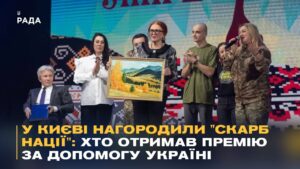 У Києві нагородили “Скарб нації”: хто отримав премію за допомогу Україні