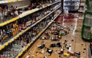 Киянин розгромив алкогольний відділ у магазині