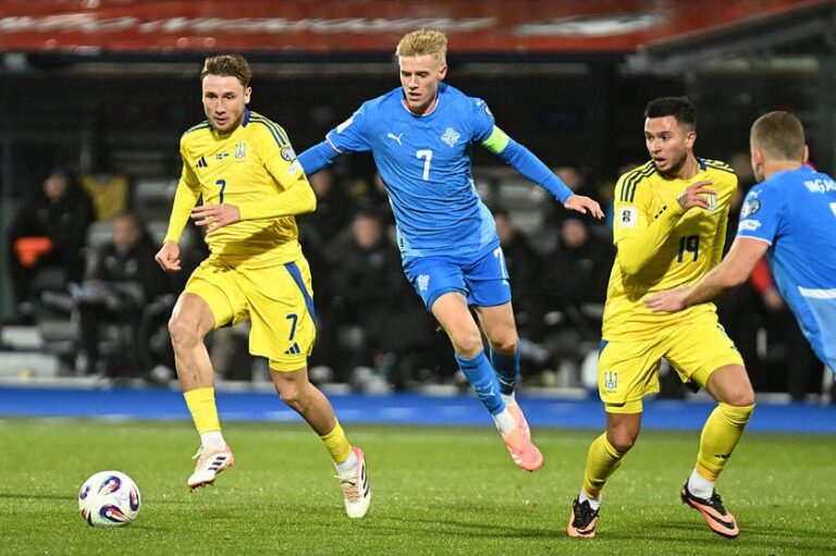 Оцінка шансів у грі Україна – Ісландія в рамках відбору на ЧС-2026