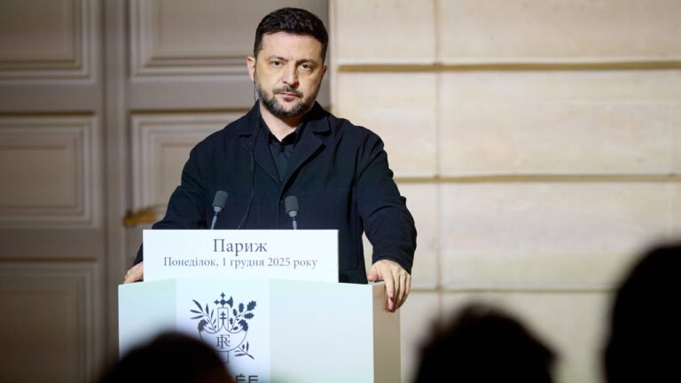 Заява Володимира Зеленського під час спілкування з медіа разом з Емманюелем Макроном