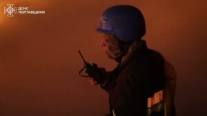 Полтавщина: вночі росіяни завдали удару по промисловому об’єкту