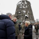 Глави іноземних урядів відвідали одну з пошкоджених Росією ТЕЦ Києва