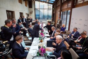 Президент зустрівся з партнерами в Берлінському форматі