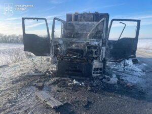 Російський дрон вдарив по сміттєвозу на Сумщині