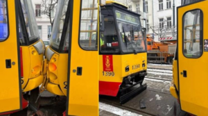 У Варшаві зіткнулися трамваї, шестеро постраждалих