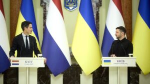 Спілкування Володимира Зеленського і Роба Єттена з медіа