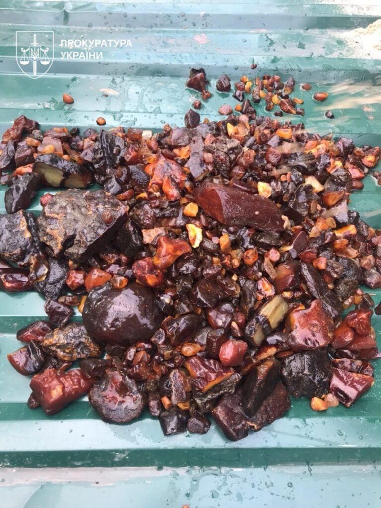 На Рівненщині викрили схему видобутку бурштину на сотні мільйонів