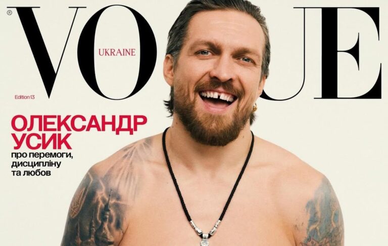 Усик став обличчям весняного номера Vogue Ukraine