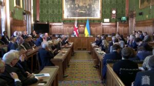 Звернення Президента України Володимира Зеленського до парламенту Великої Британії