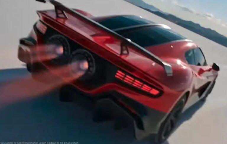 Китайський виробник показав гіперкар із ракетними прискорювачами