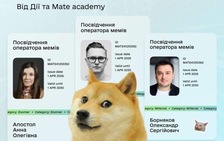 В Дії запустили сертифікацію для шанувальників мемів