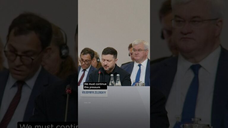 “We must continue pressure and move Russia to diplomacy”, President of Ukraine Volodymyr Zelenskyy