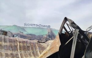 Під Новосибірськом згорів торговий центр