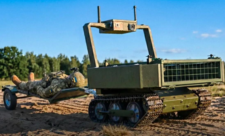 Модернізований наземний робот Вепр посилить арсенал медеваків у ЗСУ