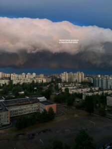 Негода в Києві: падають дерева, перебої зі світлом