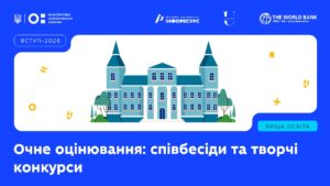 Очне оцінювання: співбесіди та творчі конкурси, вага коефіцієнтів на творчих конкурсах