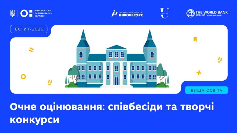 Очне оцінювання: співбесіди та творчі конкурси, вага коефіцієнтів на творчих конкурсах