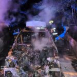 У Печерському районі Києва горіло кілька автівок