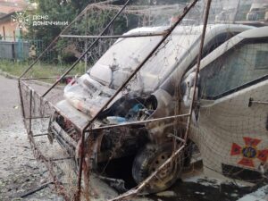 Росіяни атакували авто рятувальників у Краматорську