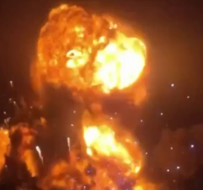 Вибухи під Києвом: з&rsquo;явилися нові відео